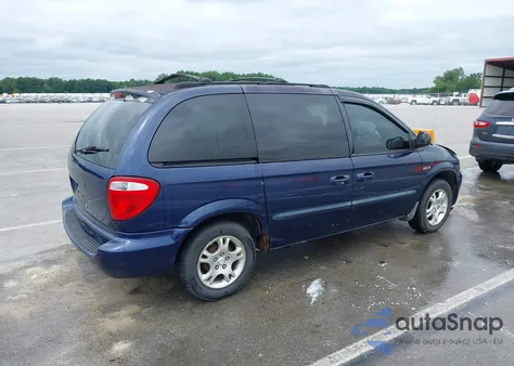 2004 Dodge Caravan Sxt from USA, damaged, VIN 1D4GP45R54B592193